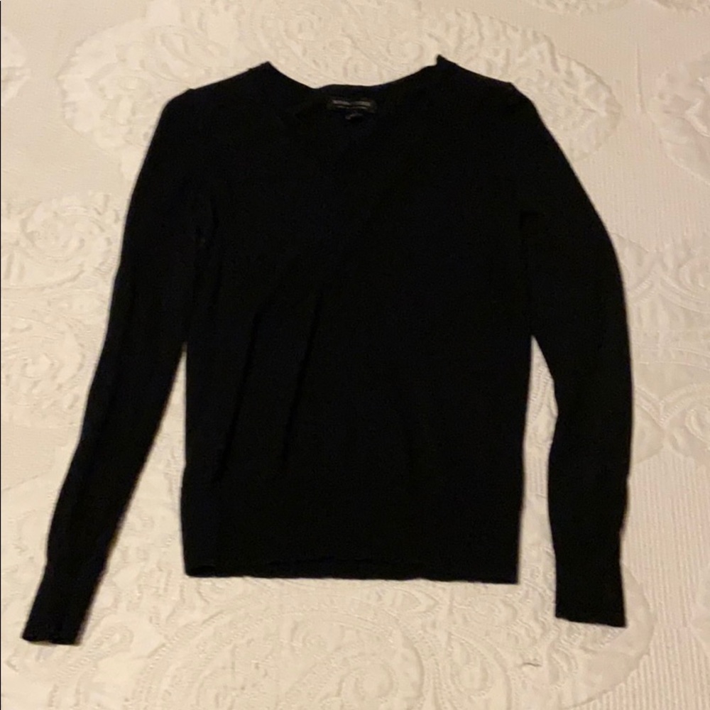 Black V Neck Sweater